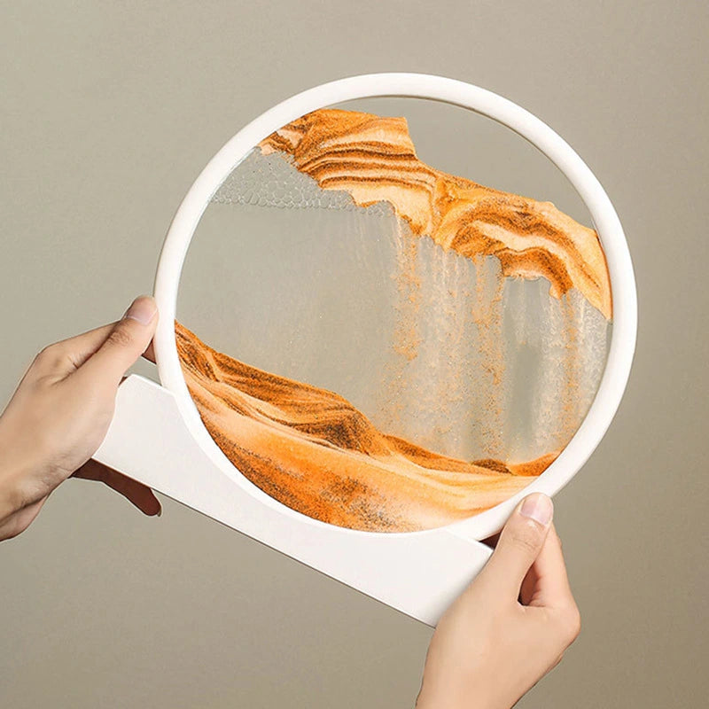 Modern Simple Glass Quick sand Painting