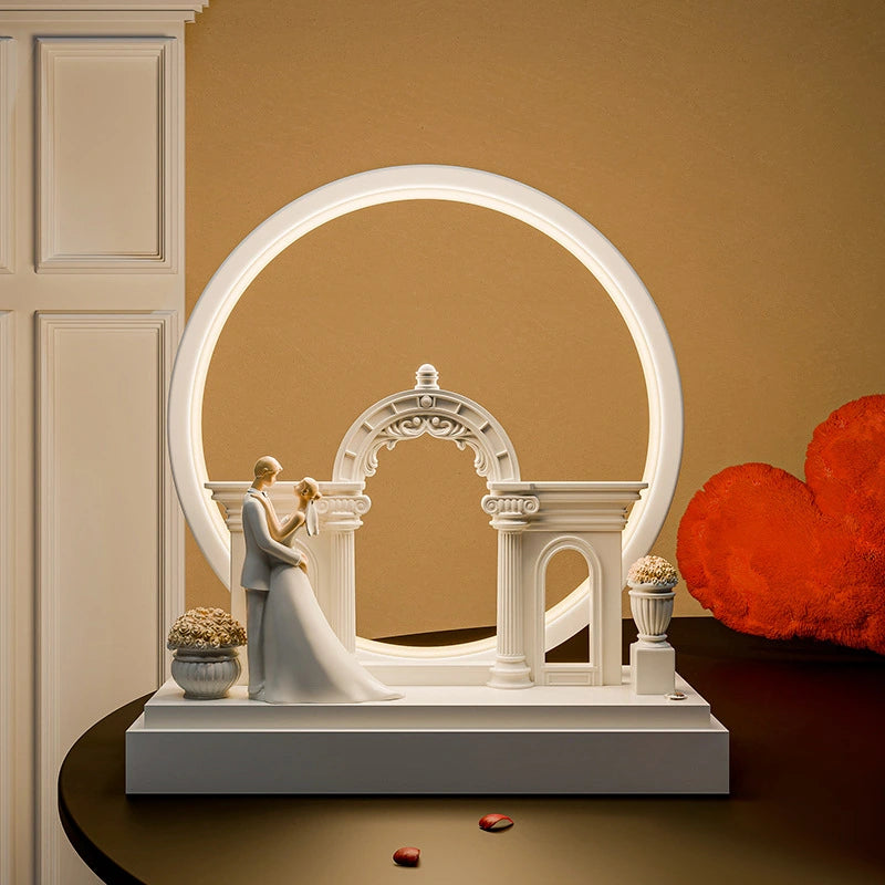 Love Utopia Silhouette Lamp – White Gift Set