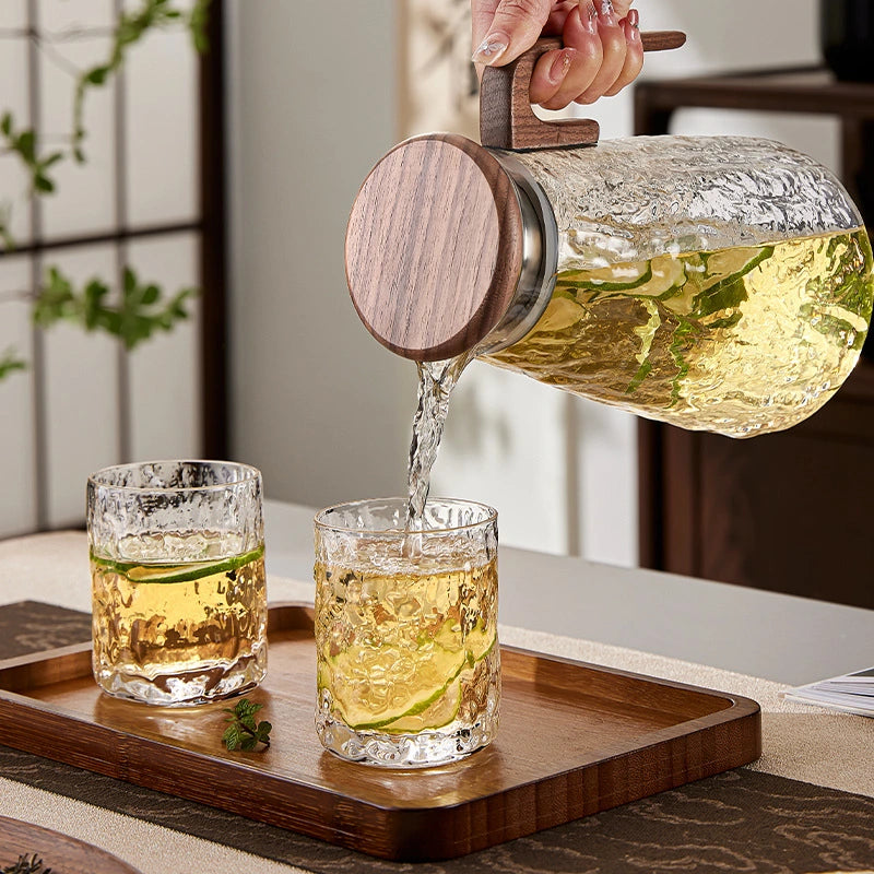 Glass Cold Water Jug – Heat-Resistant Large Capacity Pitcher