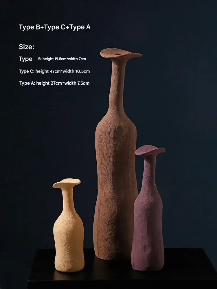 مزهرية زهور منقوشة يدويا