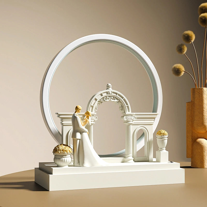 Love Utopia Silhouette Lamp – White Gift Set