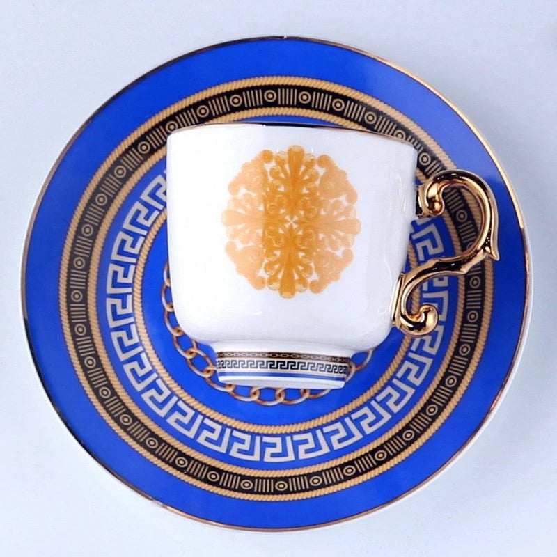 Brand D'oramie Turkish Coffee Cup Set – 6-Piece Ceramic Espresso