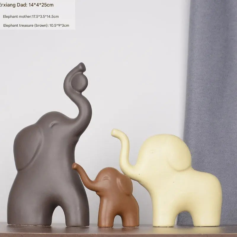 Porcelain Tree, Deer, Cat, Elephant