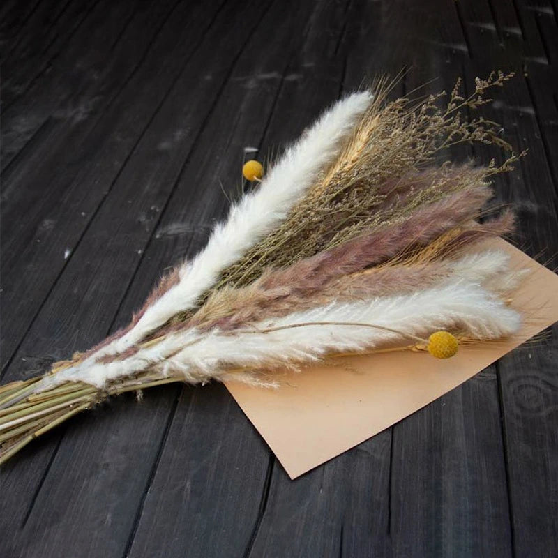 Natural Pampas Reed Dried Flower Bouquet