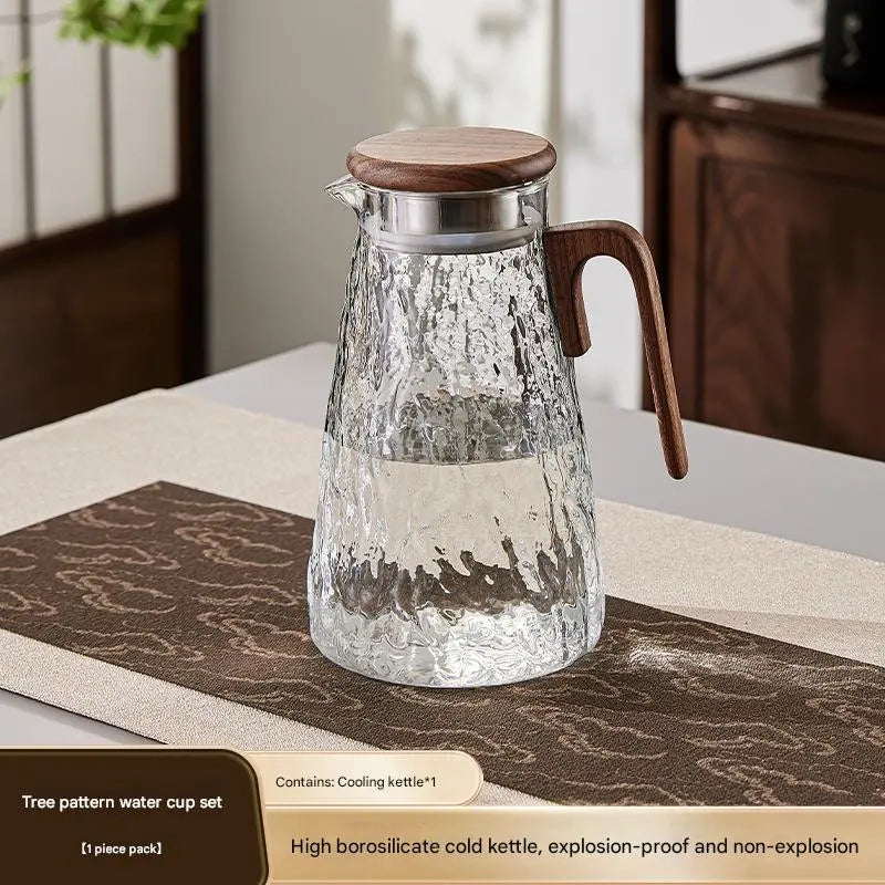 Glass Cold Water Jug – Heat-Resistant Large Capacity Pitcher