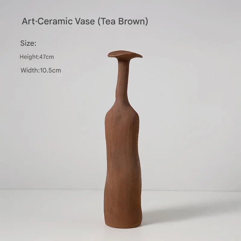 مزهرية زهور منقوشة يدويا