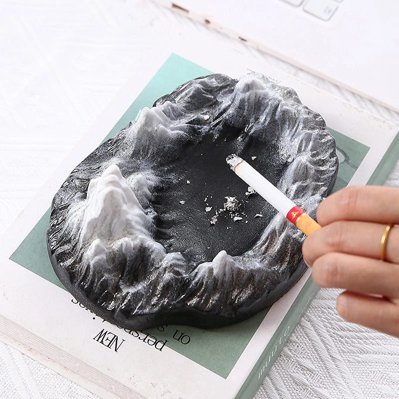 Large Luxury Snow Mountain Ashtray high-end