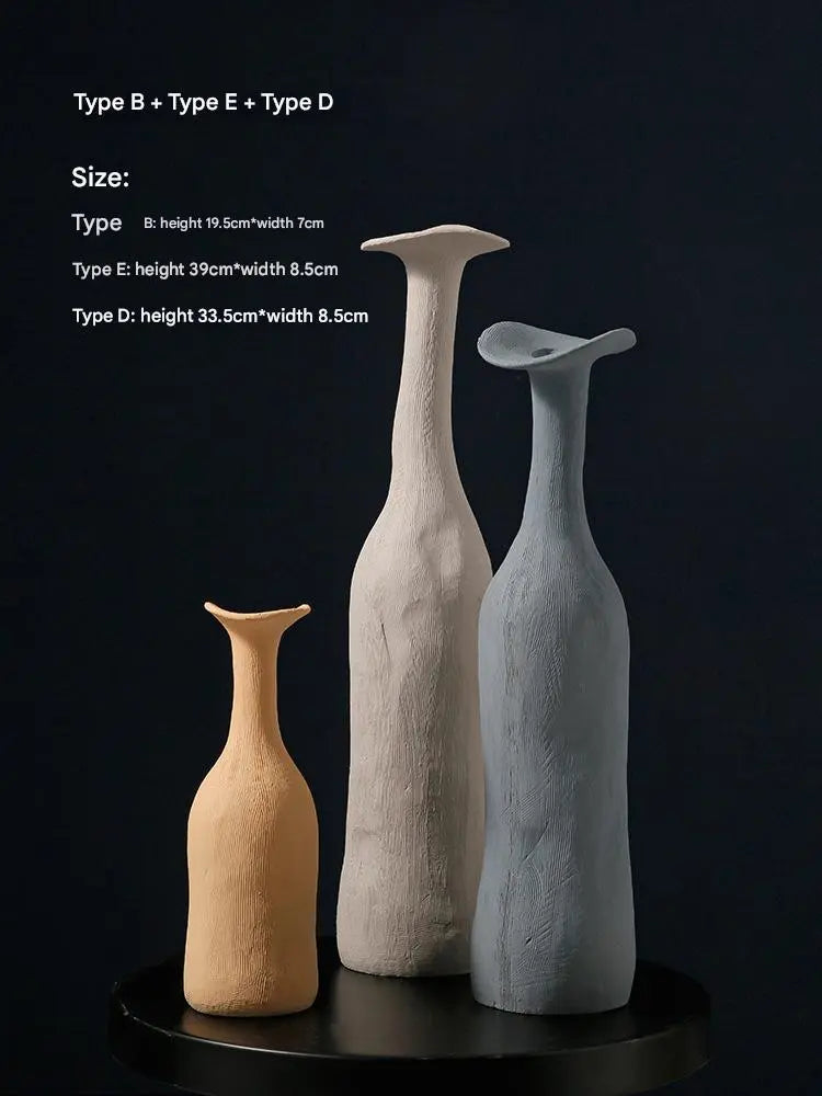 مزهرية زهور منقوشة يدويا