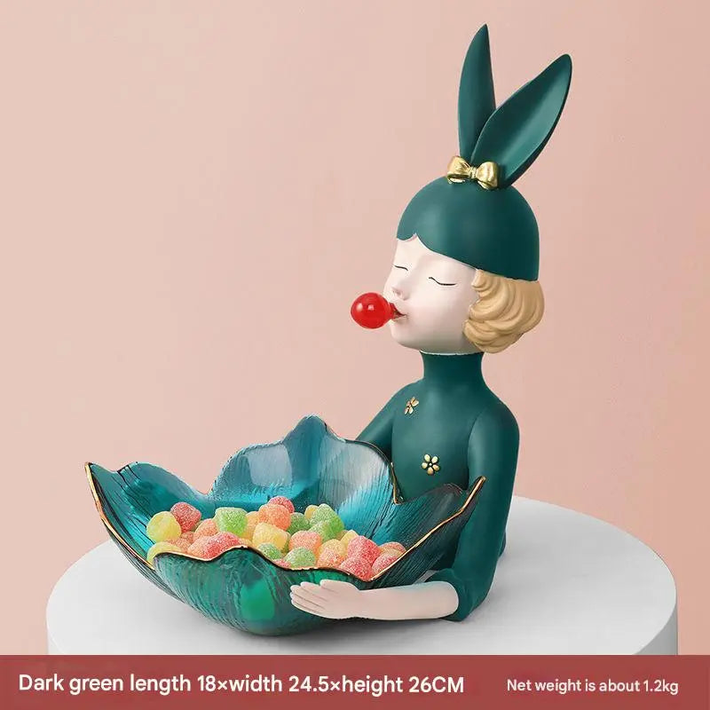 Fruit Plate Girl Green