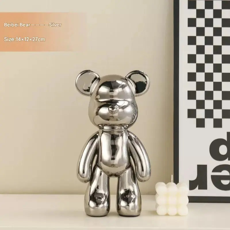 New Design Bearbrick Porcelain Figurine – 27CM