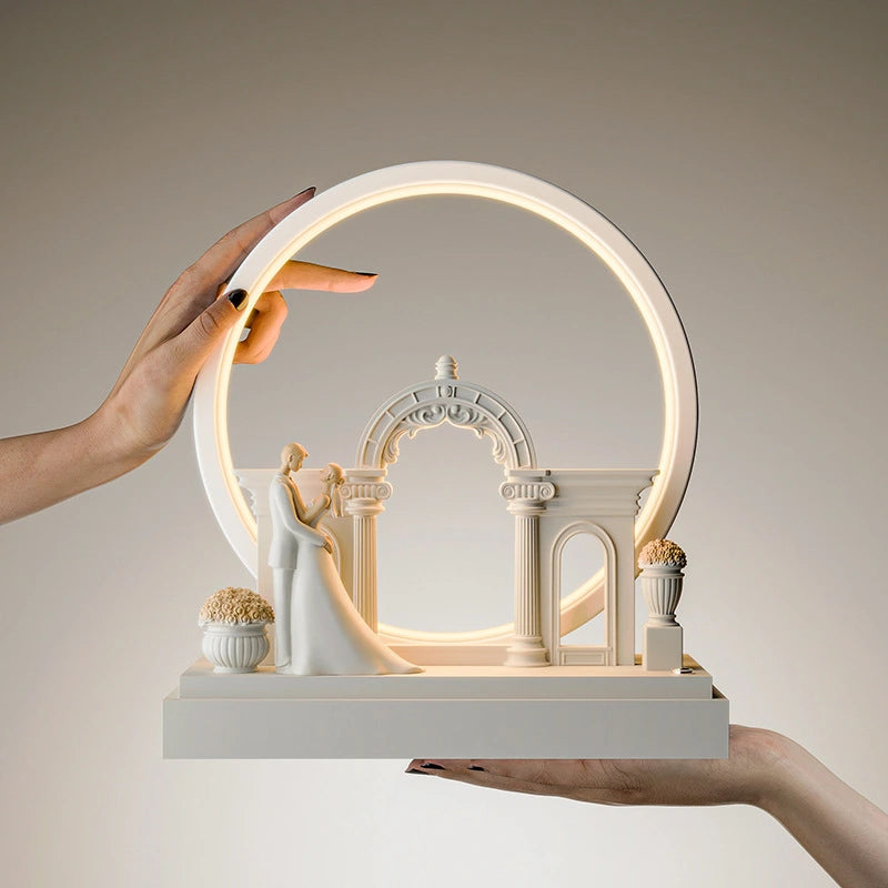 Love Utopia Silhouette Lamp – White Gift Set