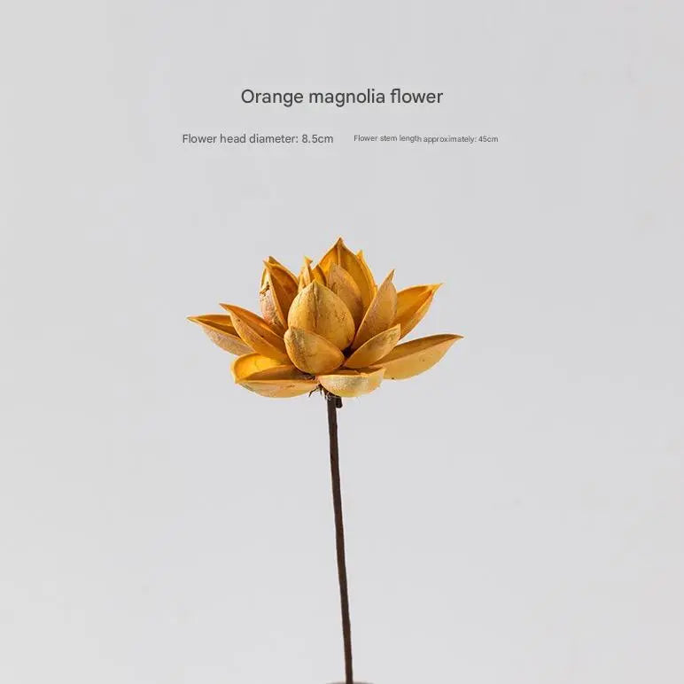 Orange Magnolia Artificial Flower