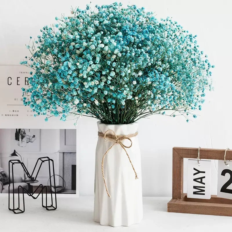 Hemp Rope Bow Pleated Vase