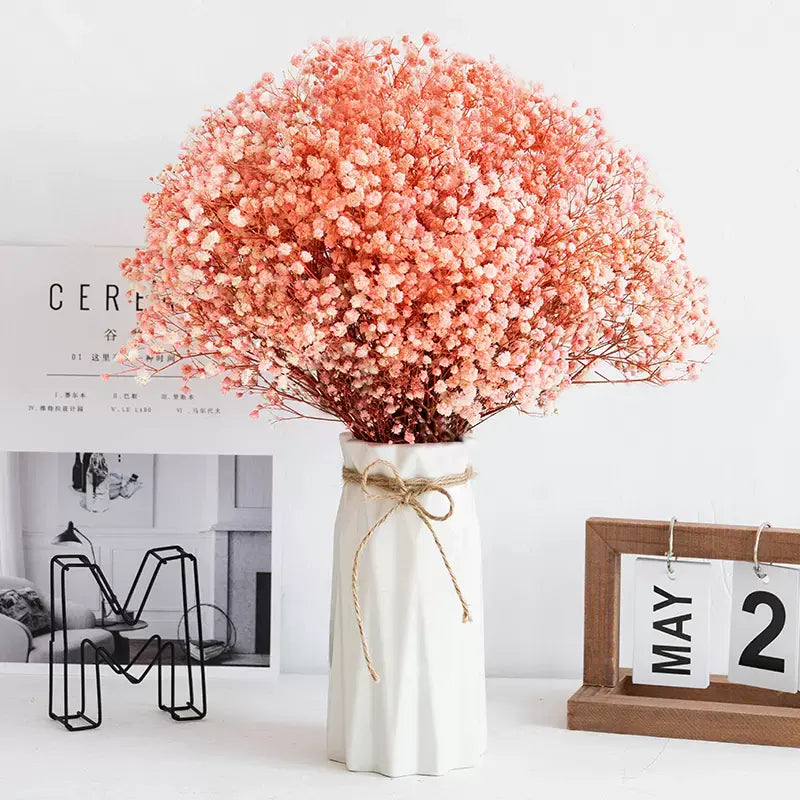 Hemp Rope Bow Pleated Vase