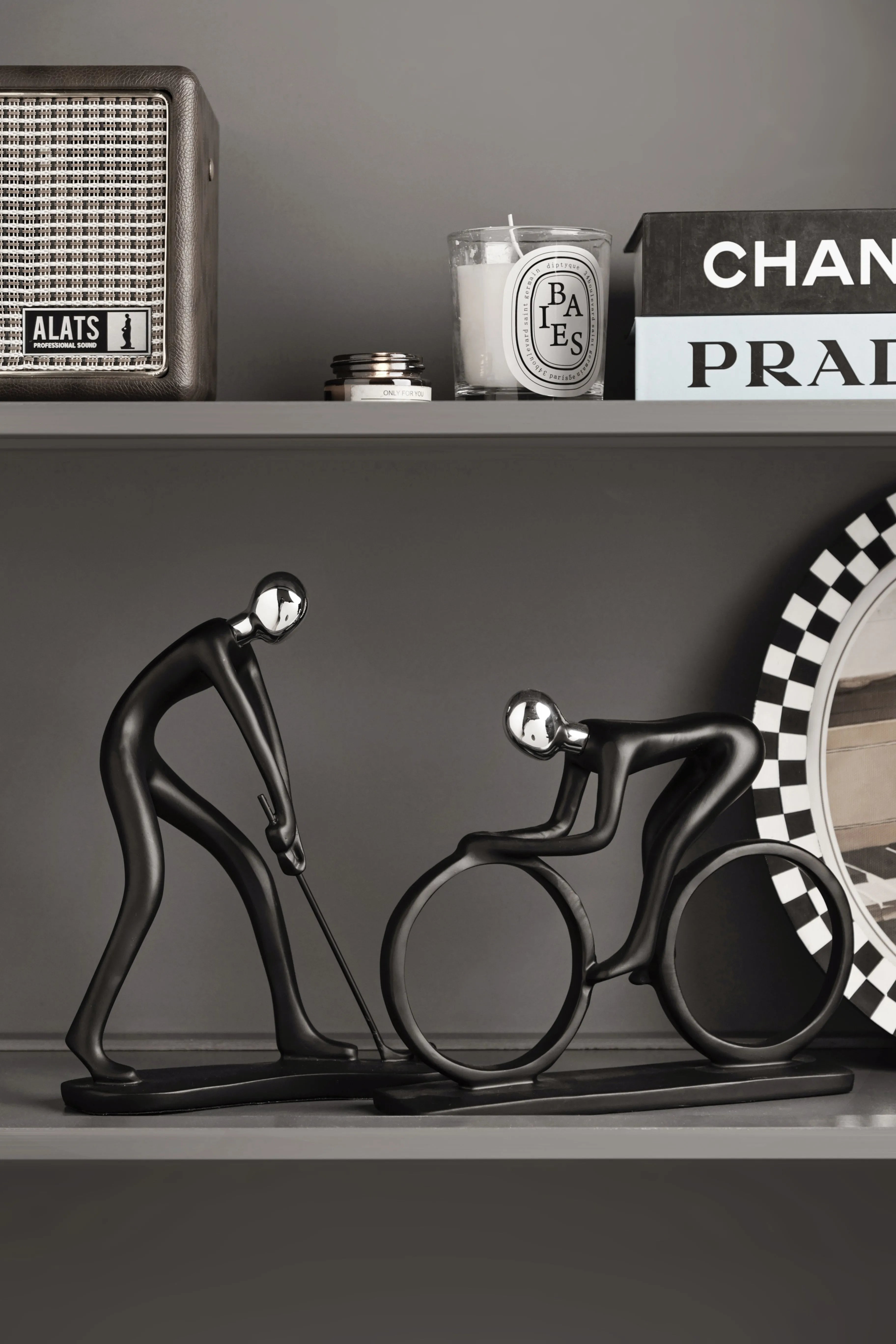 Modern Art Sportsman Figurines Resin