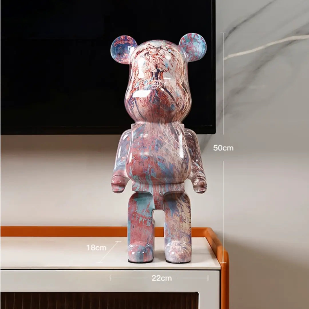 60 CM Painted Violent Bear