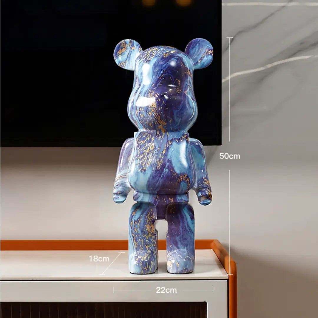 50 CM Blue Violent Bear