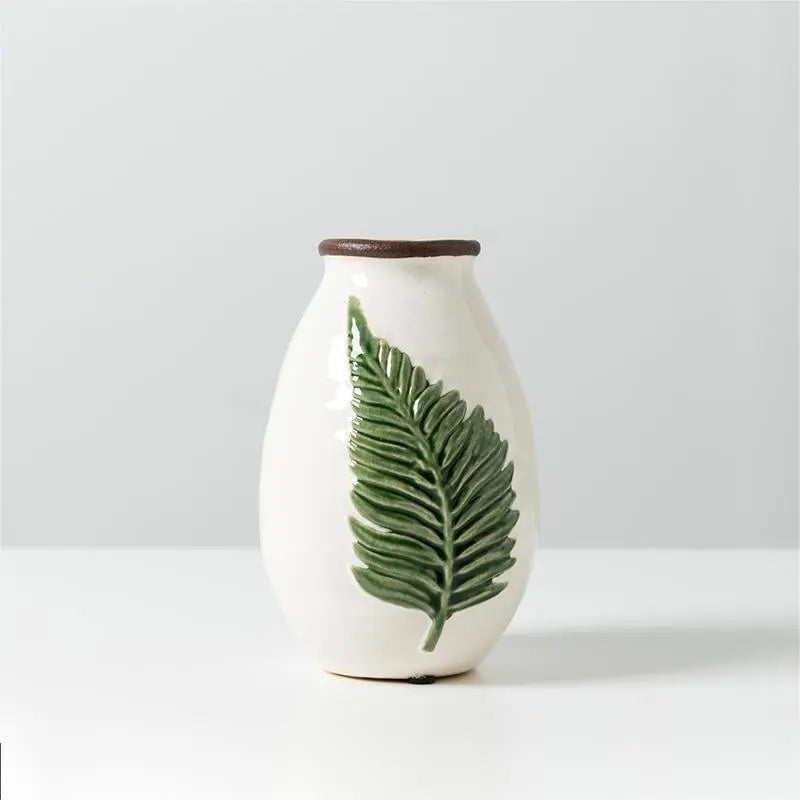 Leaf Vase Ceramic