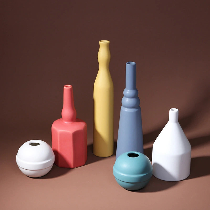 Morandi Frosted Matte Designer Vase