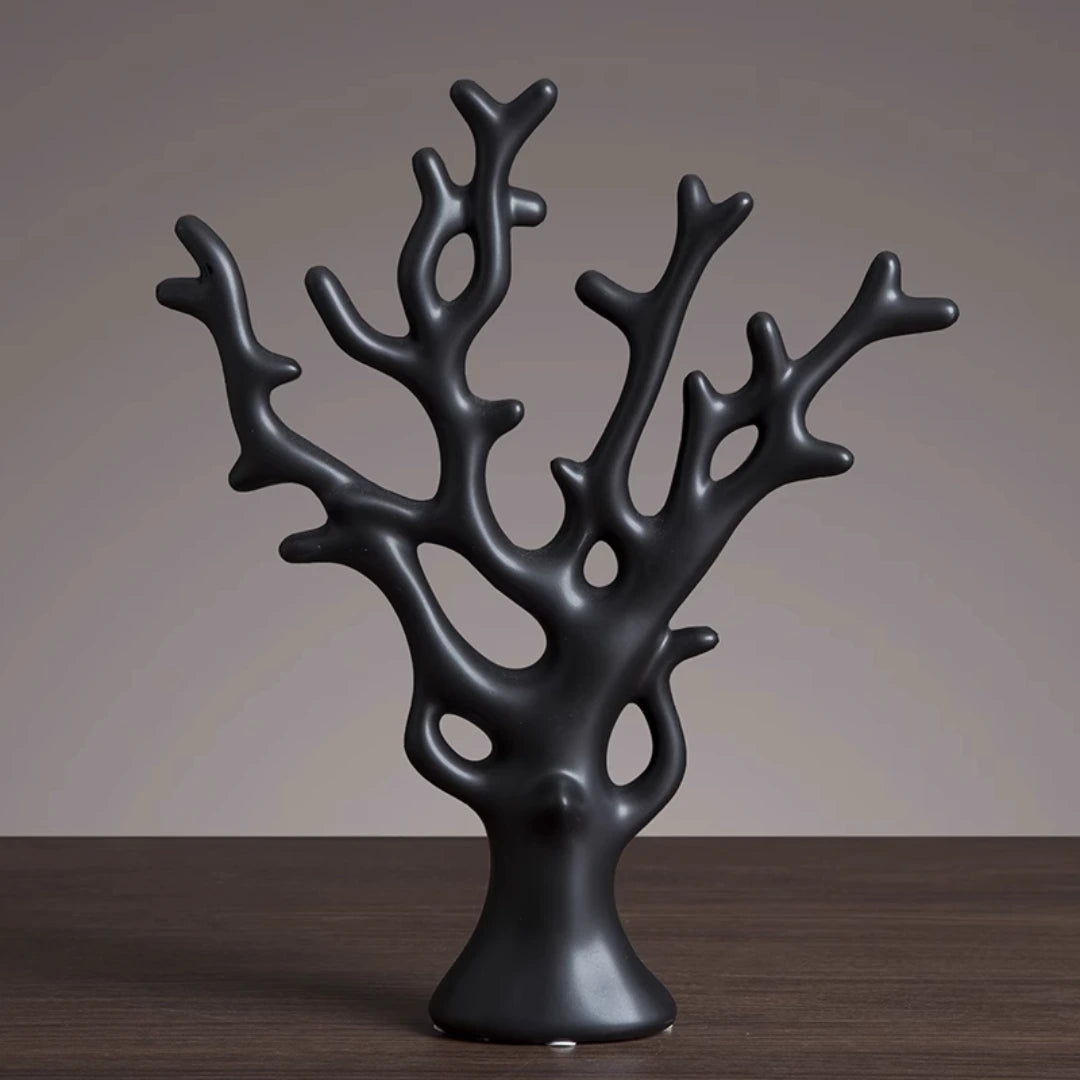 Porcelain Tree, Deer, Cat, Elephent