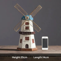 White Windmill Resin
