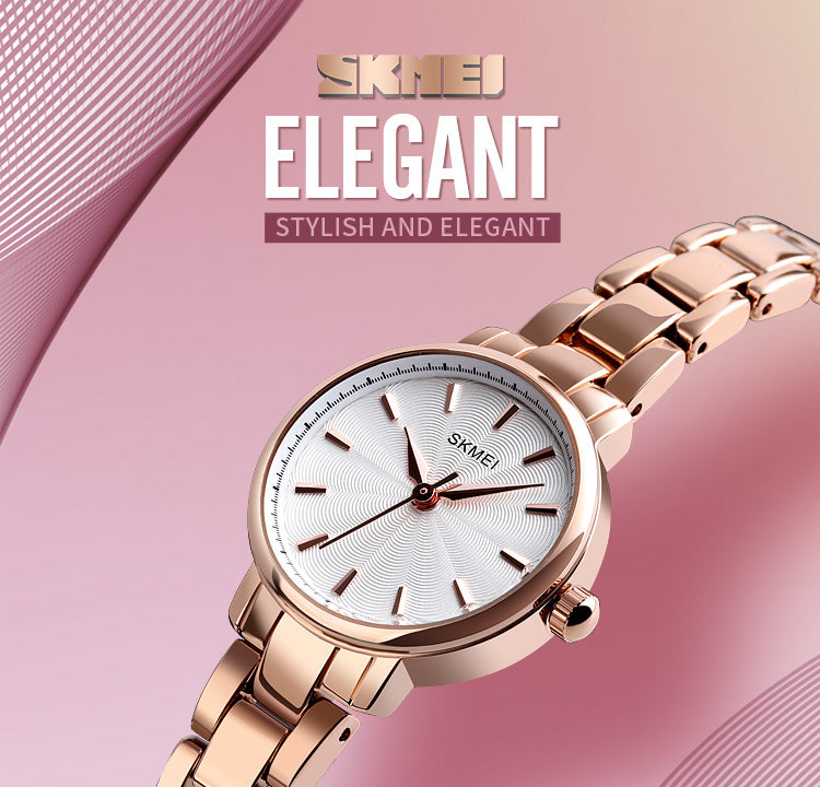 Skmei Women's Watch Stainless Steel Waterproof