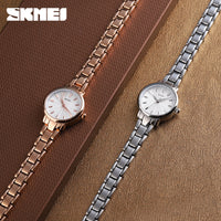 Skmei Women's Watch Stainless Steel Waterproof
