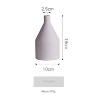 Morandi Porcelain Vases Set of Five