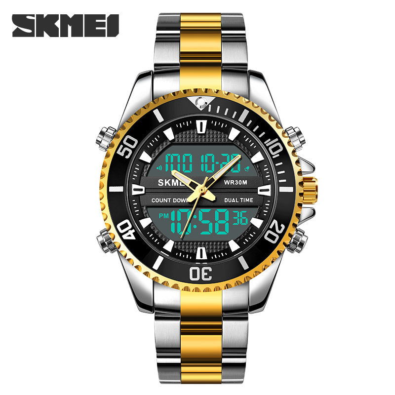 Skmei Men's Watch Stainless Steel Waterproof