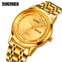 Skmei Unisex Watch Stainless Steel Waterproof