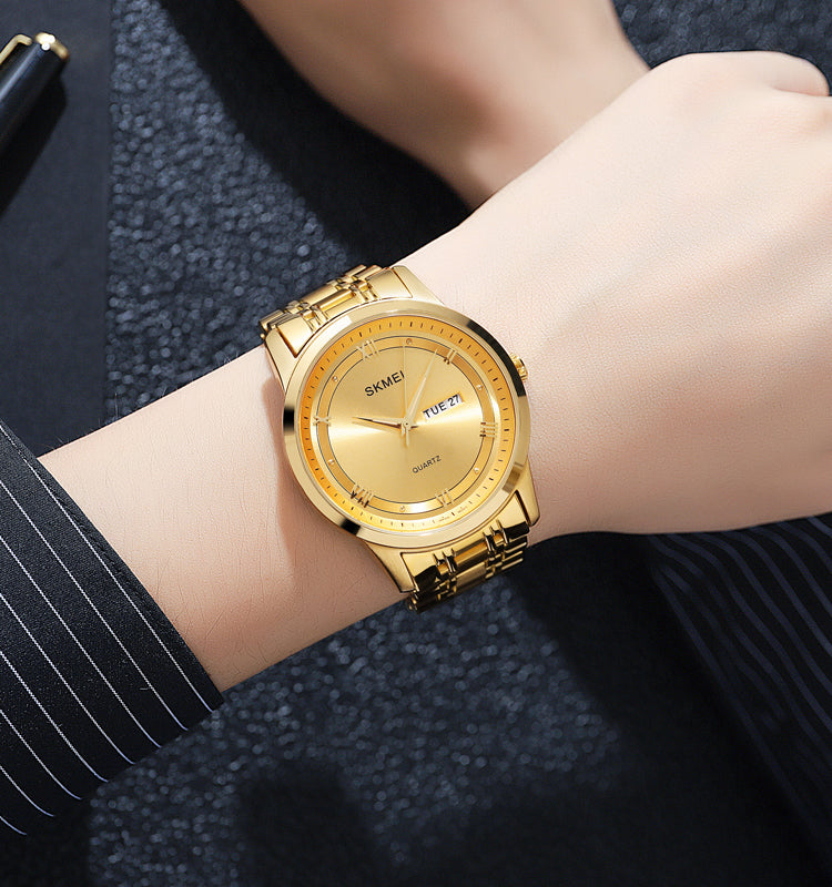 Skmei Unisex Watch Stainless Steel Waterproof