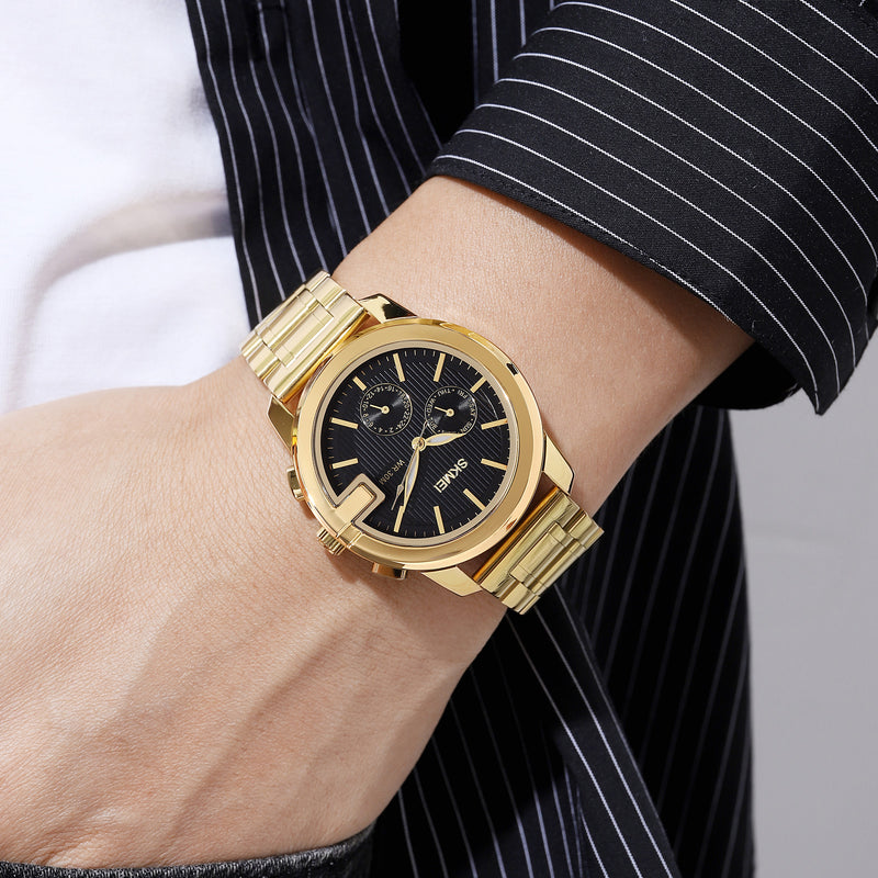 Skmei Unisex Watch Stainless Steel Waterproof