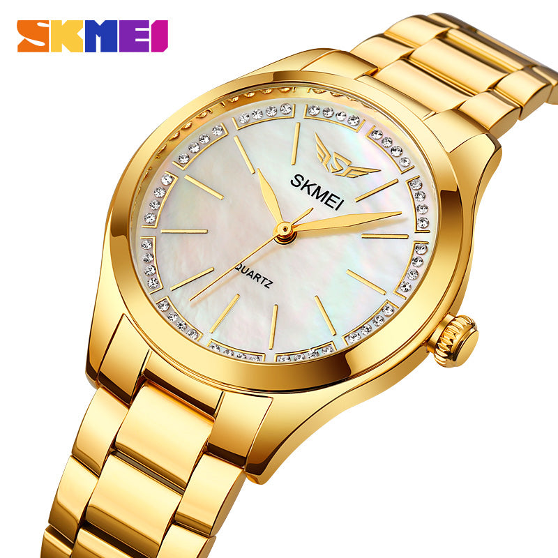 Skmei Women's Watch Stainless Steel Waterproof