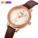 Skmei Women's Watch Leather Waterproof
