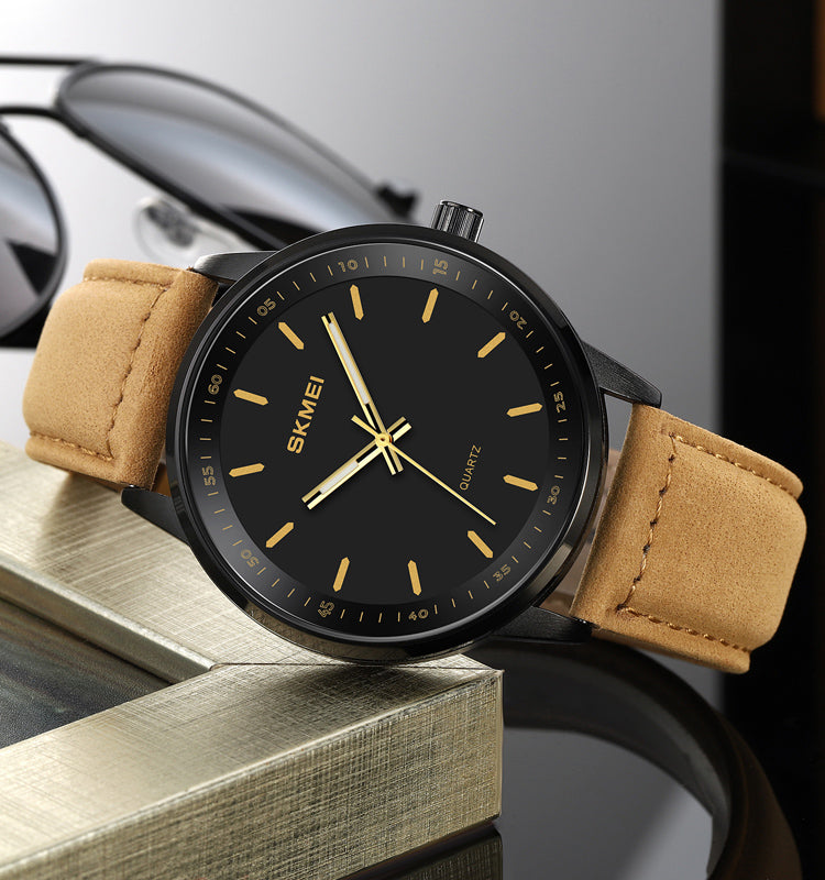 Skmei Men's Watch Leather Waterproof