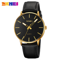 Skmie Men's Watch Leather Waterproof