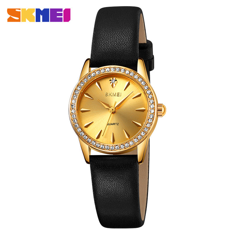 Skmie Women's Watch Leather Waterproof