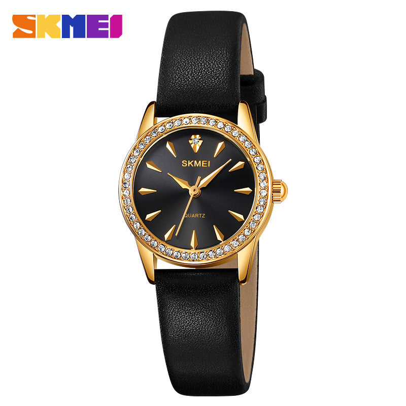 Skmie Women's Watch Leather Waterproof