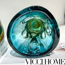 Sand Blowing Fashion Large-Caliber Vase – High-End