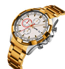 Skmie Men's Watch Stainless Steel Waterproof