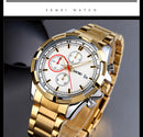 Skmie Men's Watch Stainless Steel Waterproof