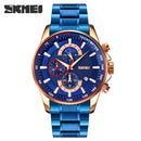 Skmie Men's Watch Stainless Steel Waterproof