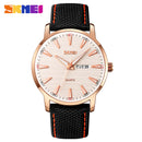 Skmie Men's Watch Leather Waterproof