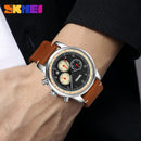 Skmie Men's Watch Leather Waterproof