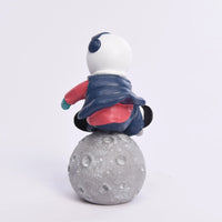 87CM Life-Size Skateboard Astronaut – Resin Spaceman Sculpture for Creative Indoor Decor