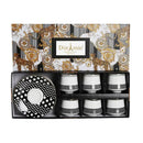 Brand D'oramie Turkish Coffee Cup Set – 6-Piece Ceramic Espresso Black