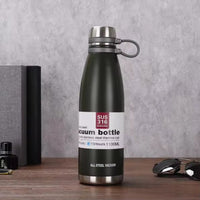 1100 ml outdoor portable sports kettle with hand rope 304 stainless steel vacuum insulation cup business office gift cup