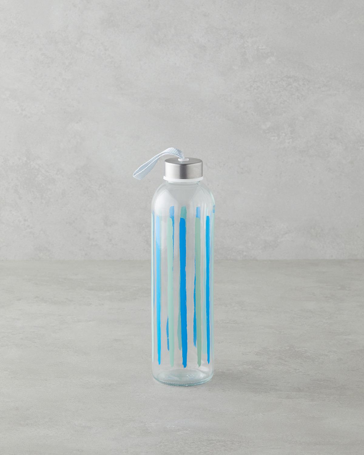 Coastline Glass Bottle 750 ml Blue