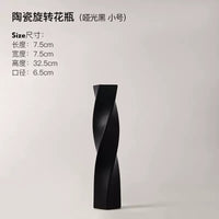 Spiral Shape Nordic Modern Ceramic Vase