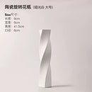 Spiral Shape Nordic Modern Ceramic Vase